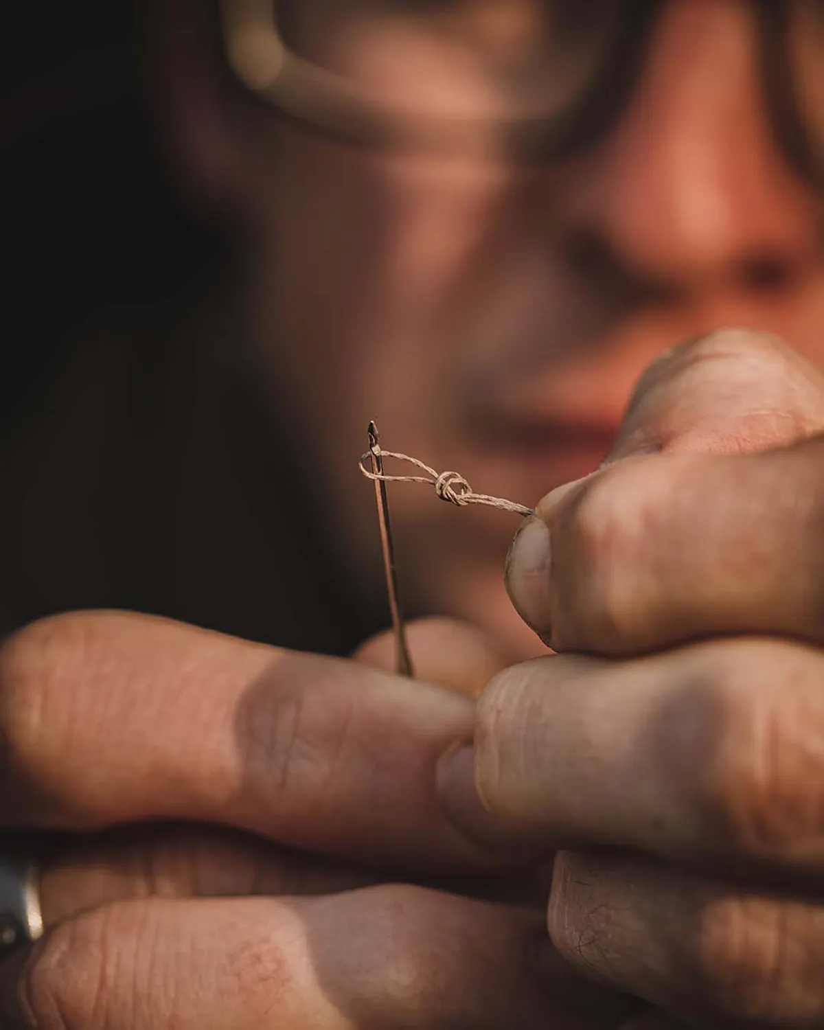 Tie a loop, leaving your hair long enough for your hookbait to sit the desired distance away from the bend of the hook
