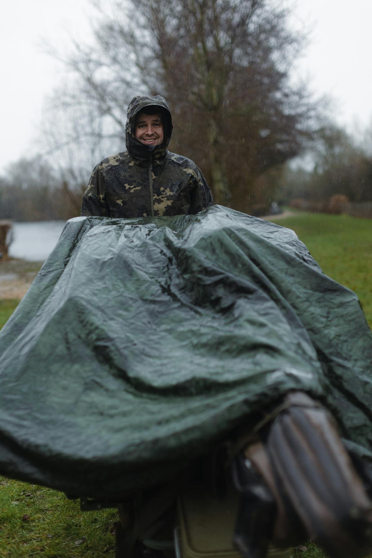 A barrow cover is available to keep all your gear dry is you need to move it in the rain