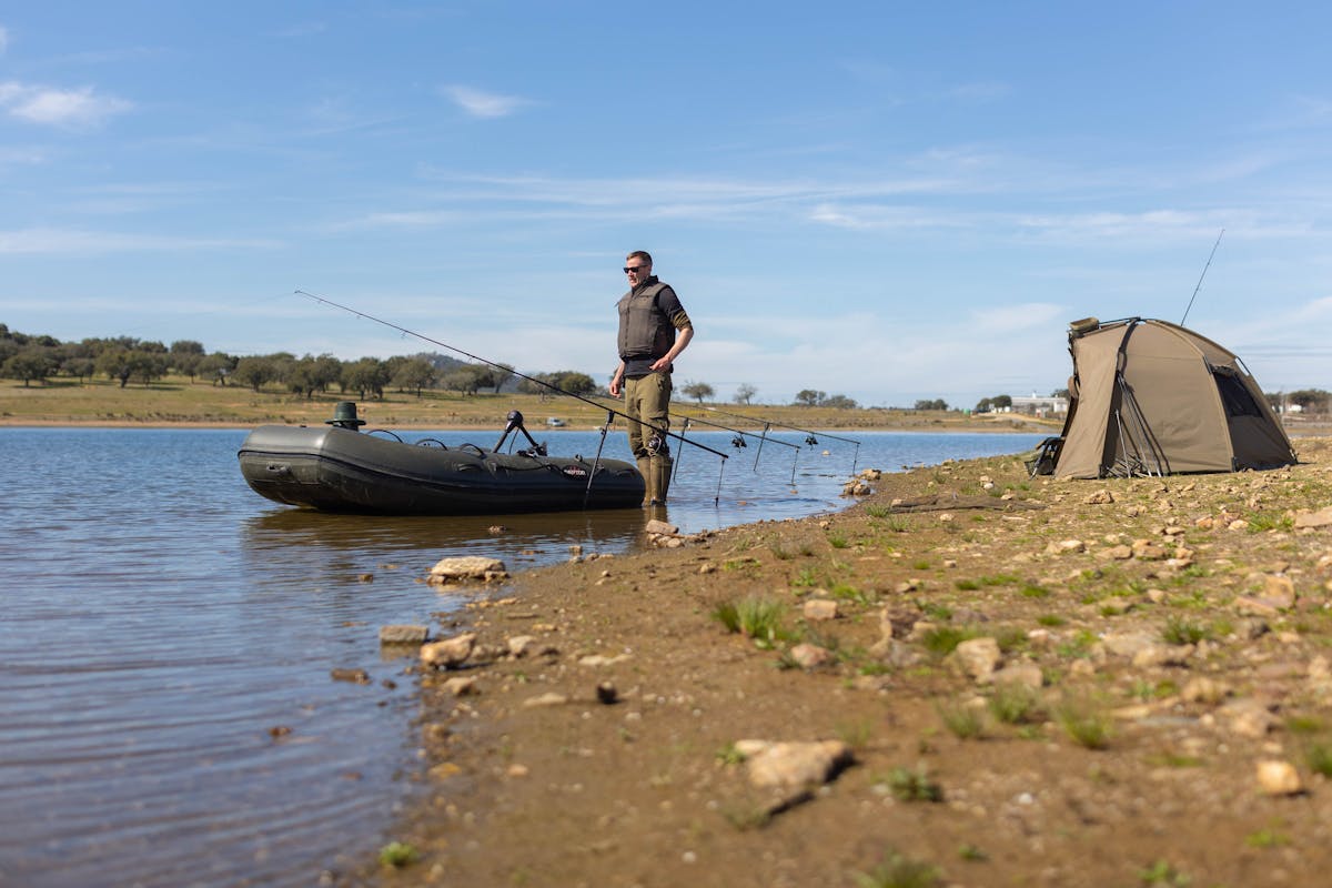 Using a small boat is essential for serious carp anglers on some waters, especially the larger public ones and where a bait boat isn't suitable