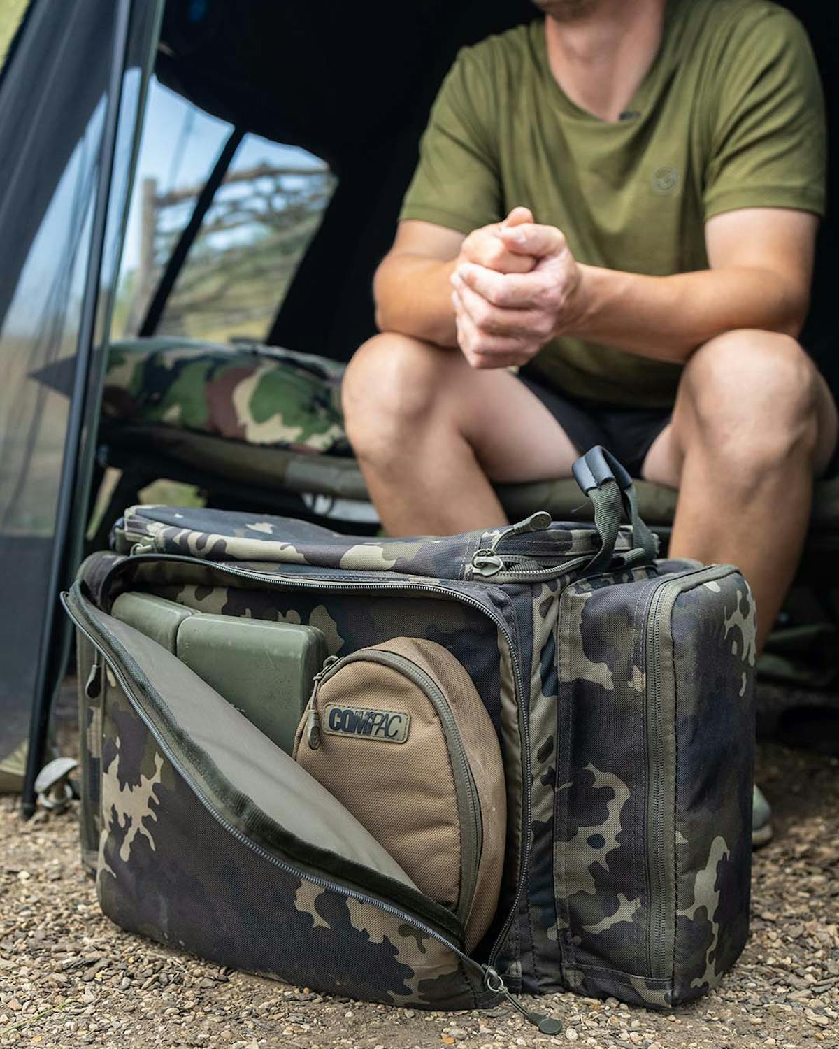 The Compac Carryall and Cube Carryall is aimed at anyone looking for a suitable bag to store and transport their tackle in