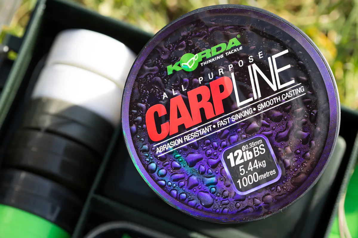 Korda Carp Line is a great option as it is tough and robust, as well as being very affordable