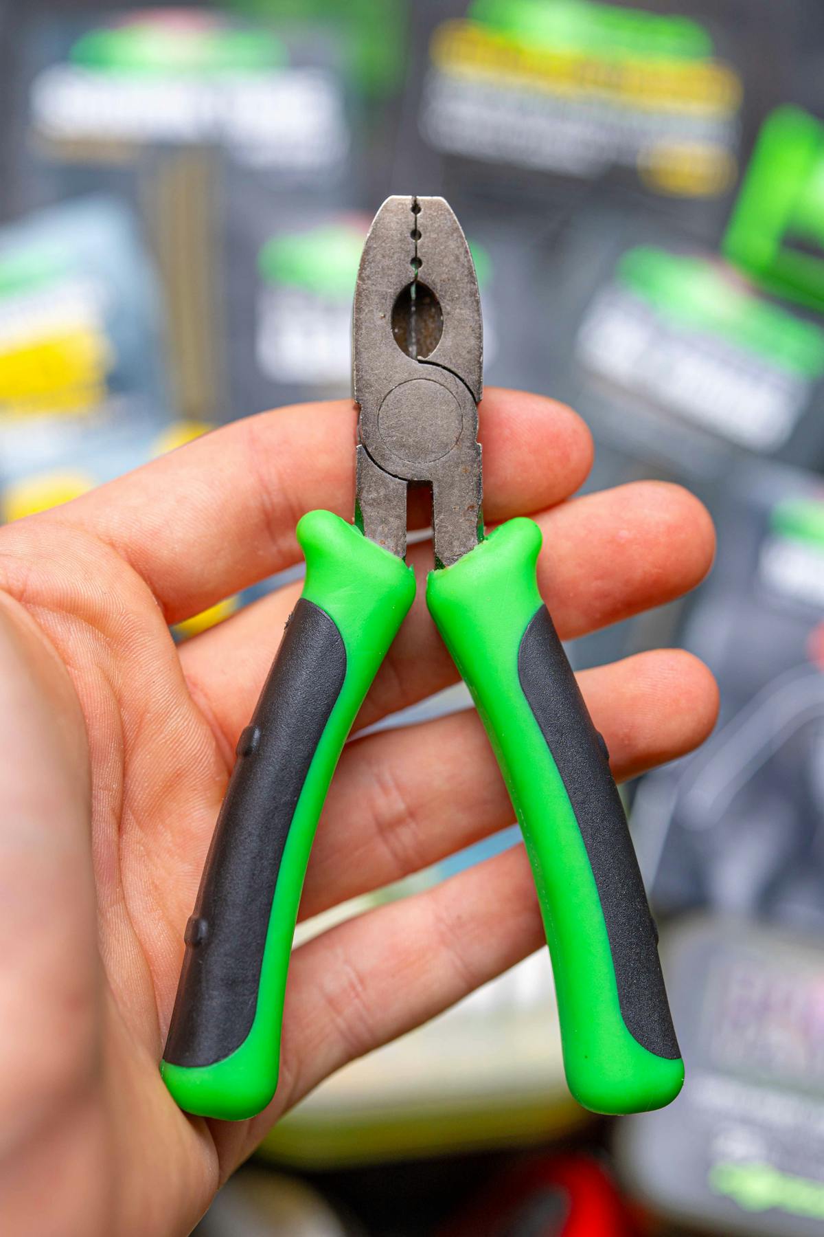 A proper set of crimping pliers, like the Korda Krimp Tool, is essential to create a strong connection