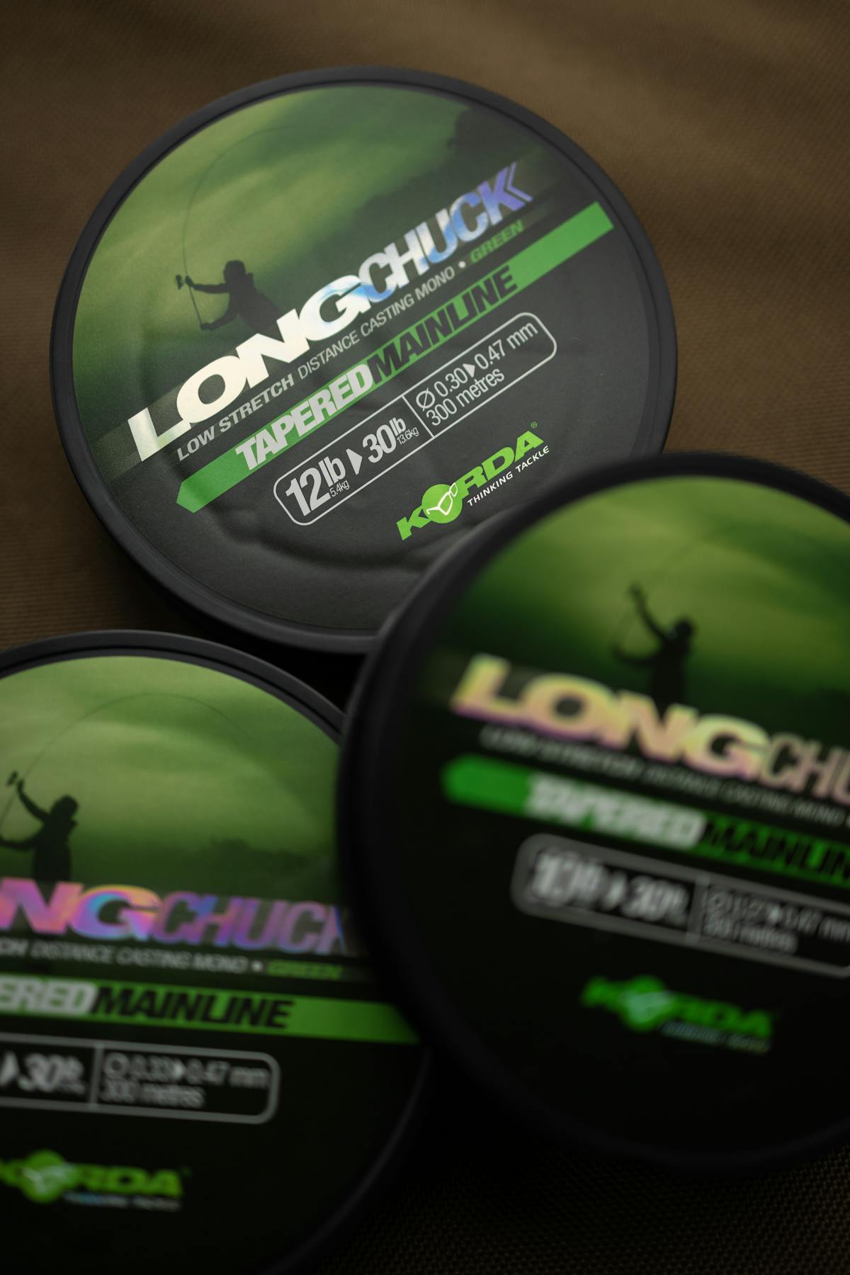 LongChuck Tapered carp line has a thicker section at the end that allows it to be used without a shockleader and you don't have to worry about the line snapping on the cast