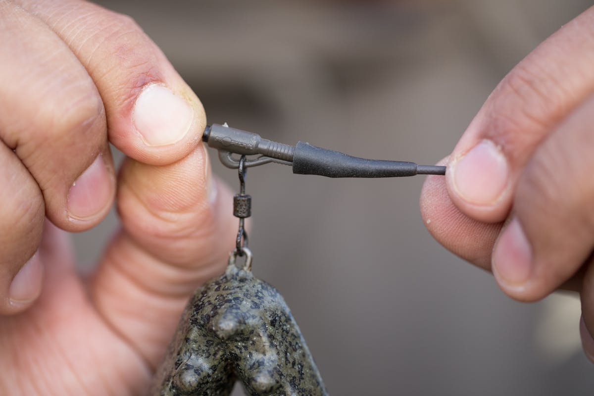 A lead clip is a very safe set-up for carp fishing