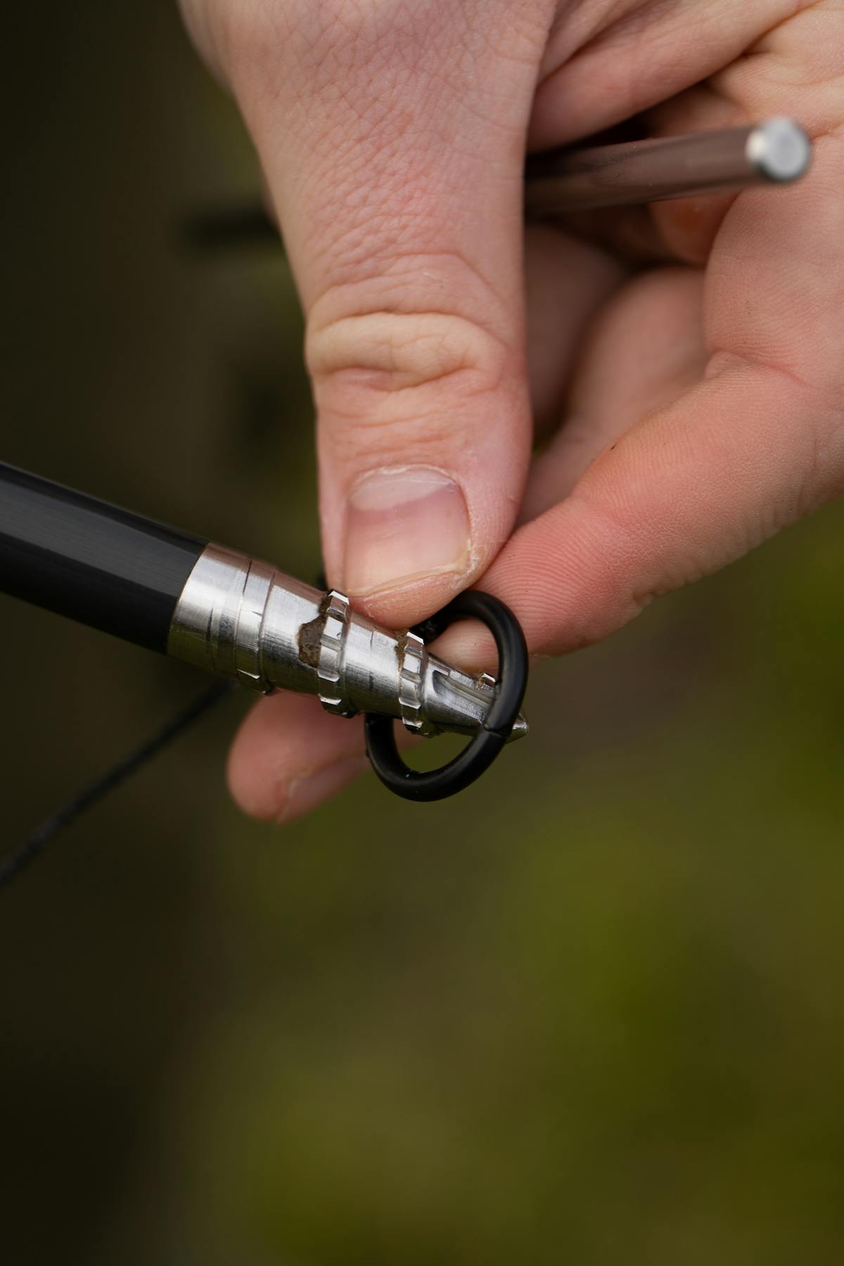 A stainless steel point will go into almost any ground