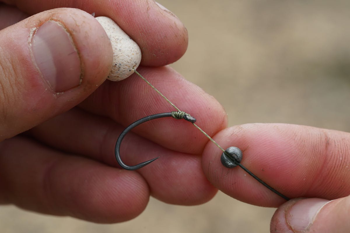 Popular set ups such as a KD rig can be tied using braid or coated braid