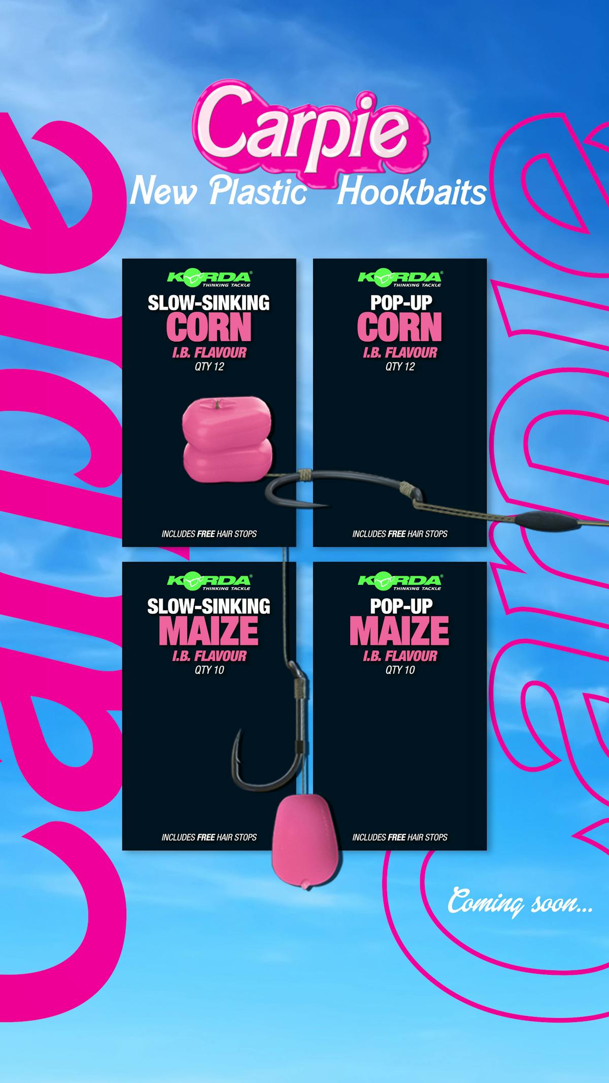 IB flavour is so popular for plastic baits that it is now available in pink as well as the original yellow colour
