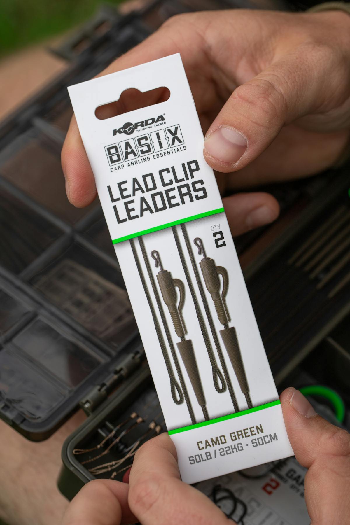 Ready-tied versions of lead clip leaders are available in the Korda range