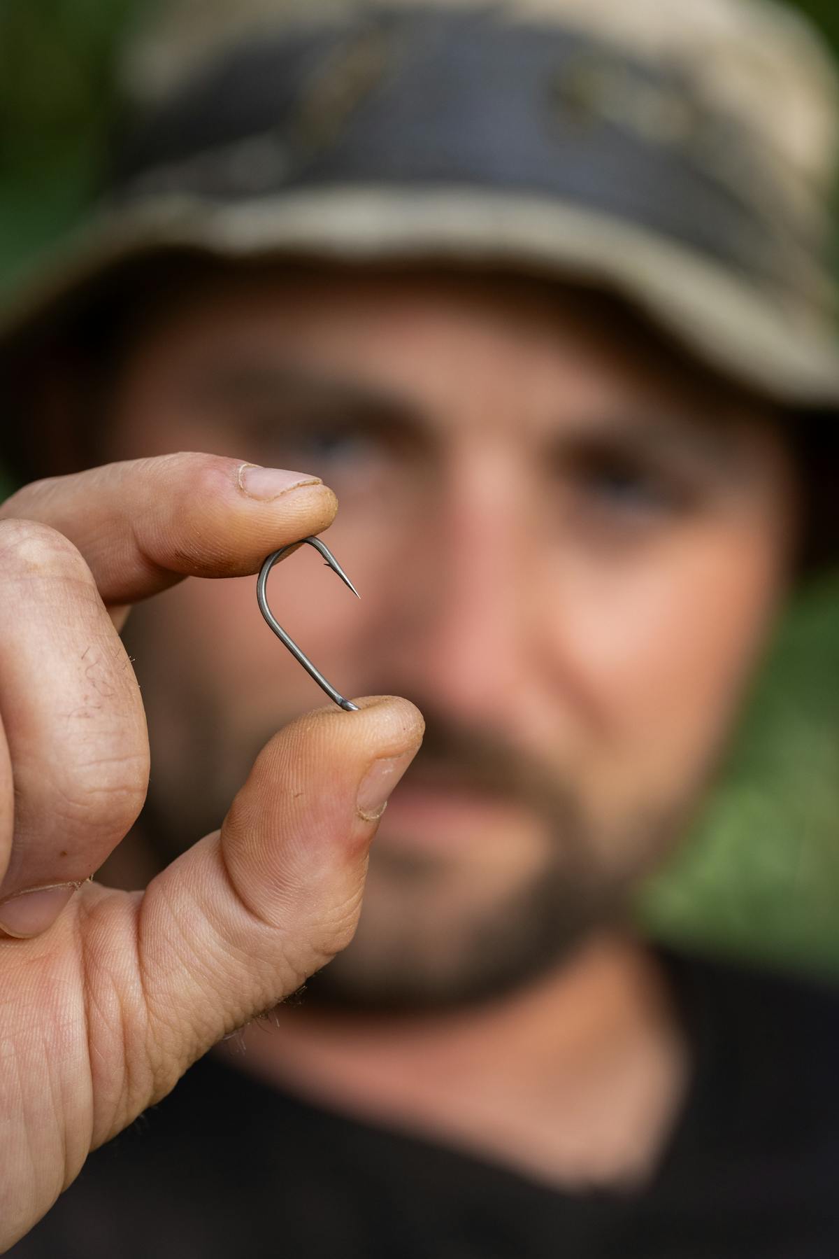 Tom Stokes swears by straight point hooks