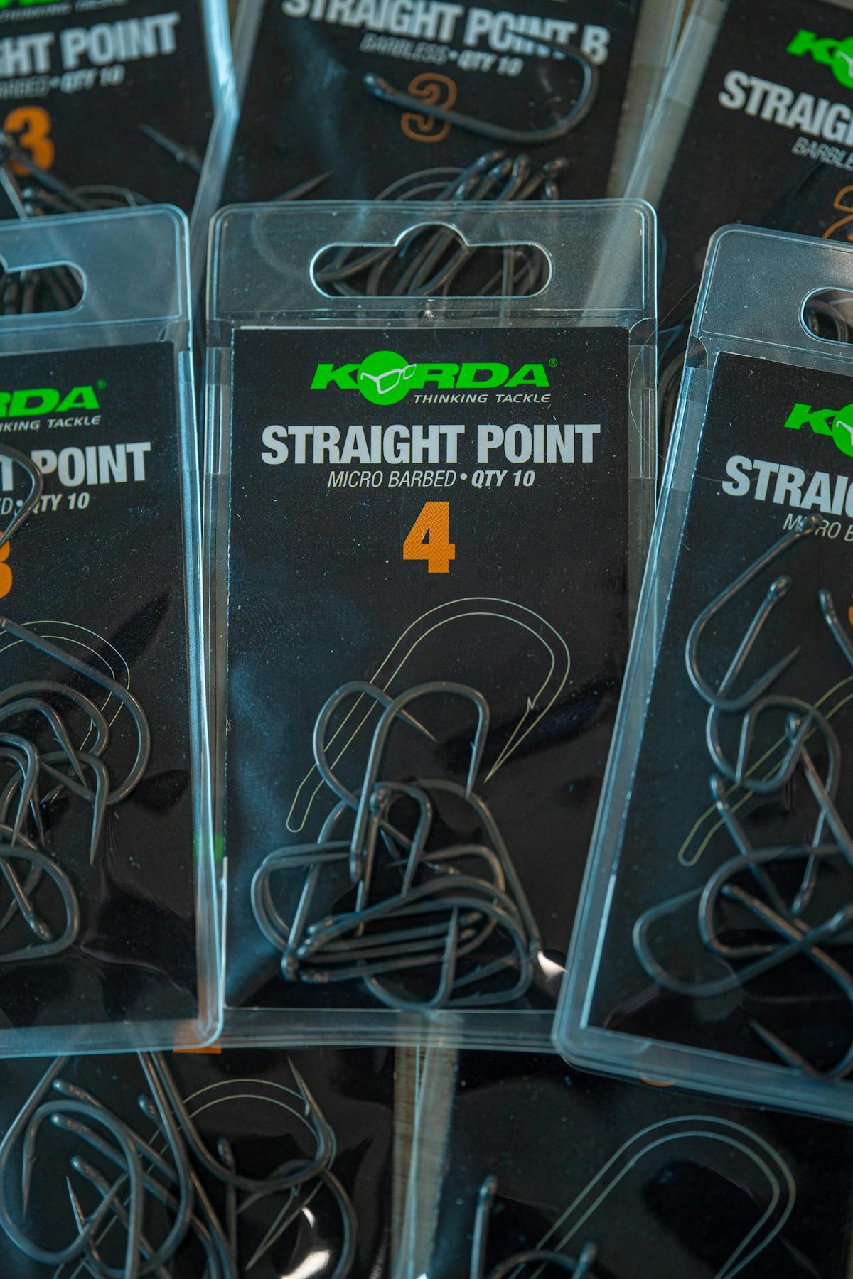 This is a razor sharp and strong straight point wide gape hook and made using forged and PTFE coated Japanese steel