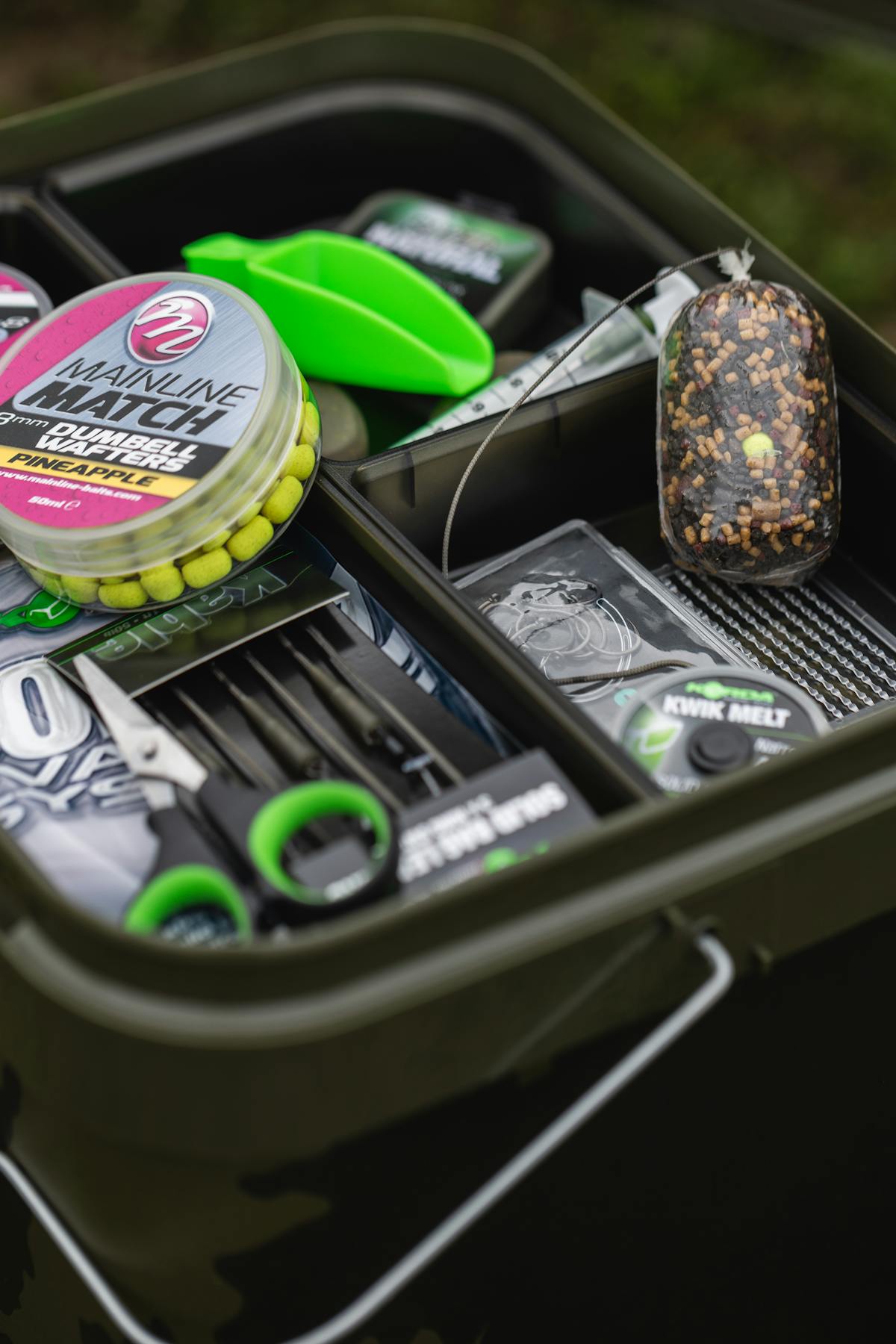 The Korda PVA Kontainer System is brilliant for this style of fishing