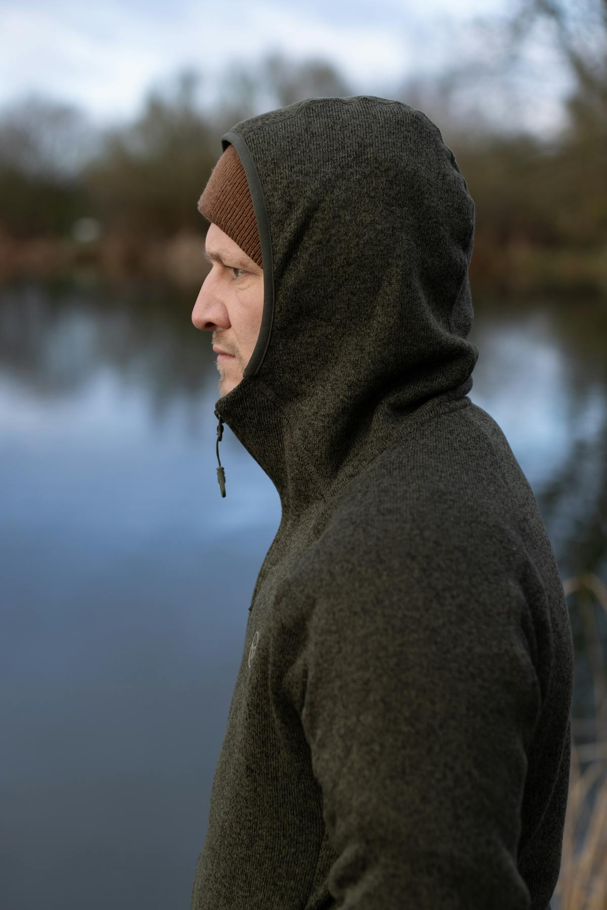 If it is really cold one of the Korda Polar fleeces can be worn with a thicker or waterproof jacket over the top