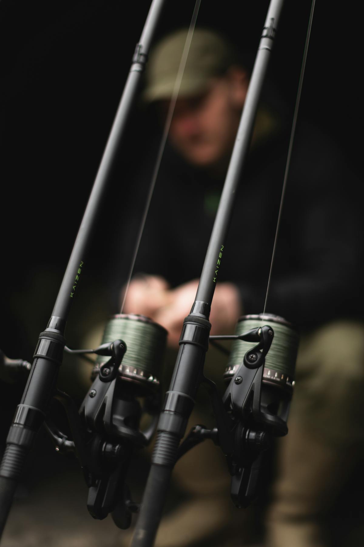 All of the key features found on our flagship Kaizen Platinum range of carp fishing rods can also be found on this in the Kaizen Green range as well