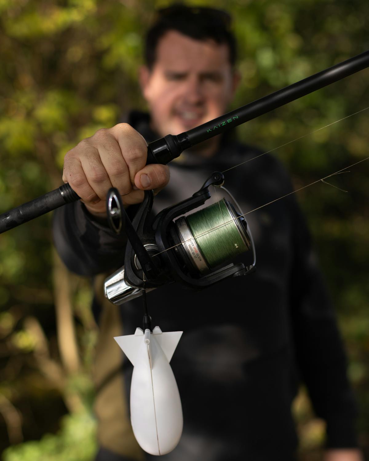 As well as your carp rods that you use to fish with, you will also need a spod rod to bait up