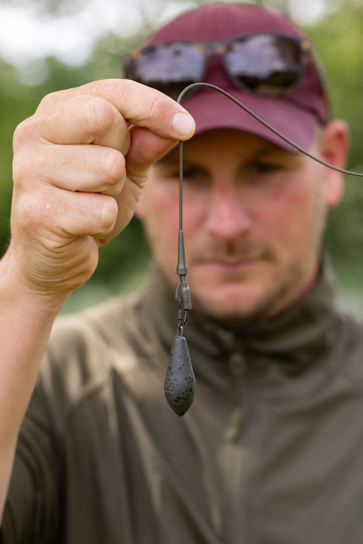 It is essential that in the event that your line breaks, the carp can get rid of the lead and isn't left towing it around - always use a safe carp lead system.