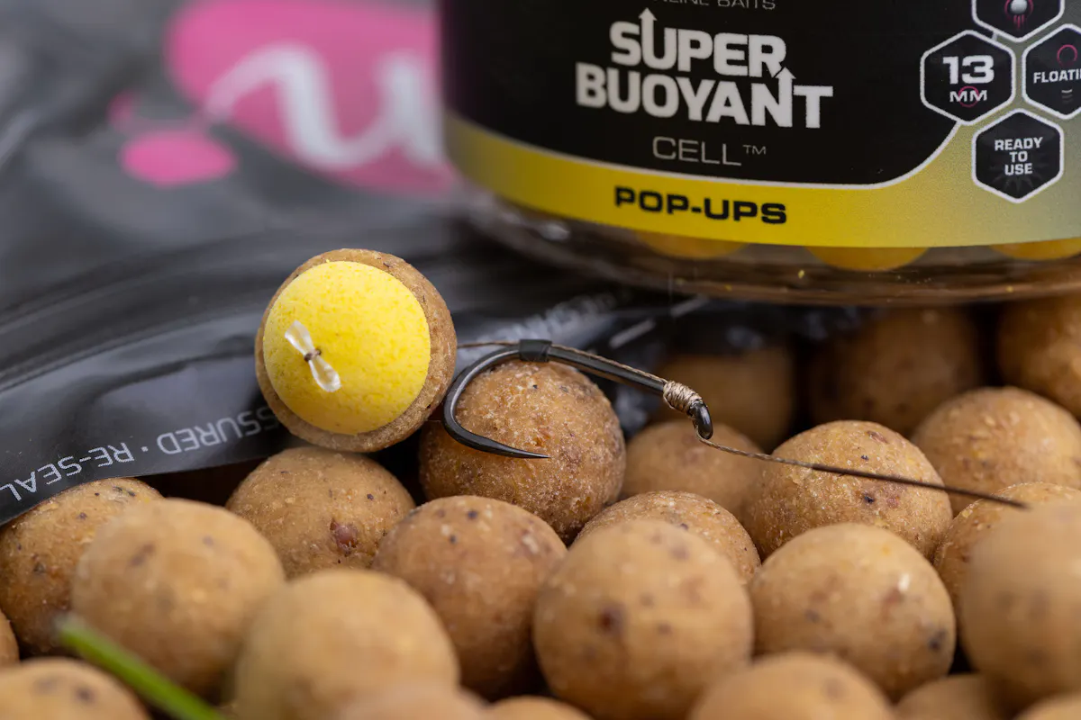 A wide variety of different pop-ups and wafter are available for hookbaits, or you can use a match-the-hatch boil straight out of the bag