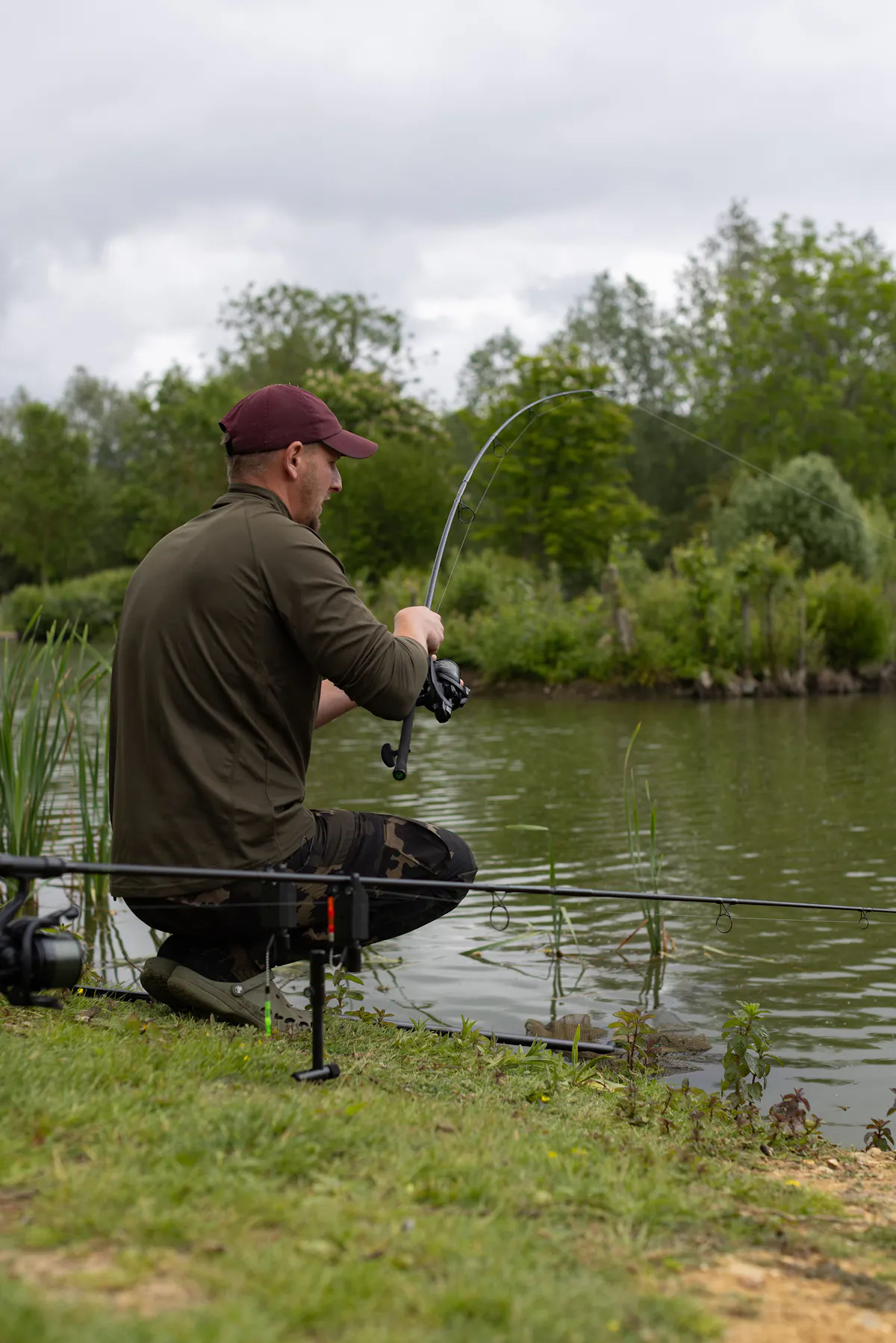 Your rods need to be powerful enough, without being broomsticks that are no fun to play carp on