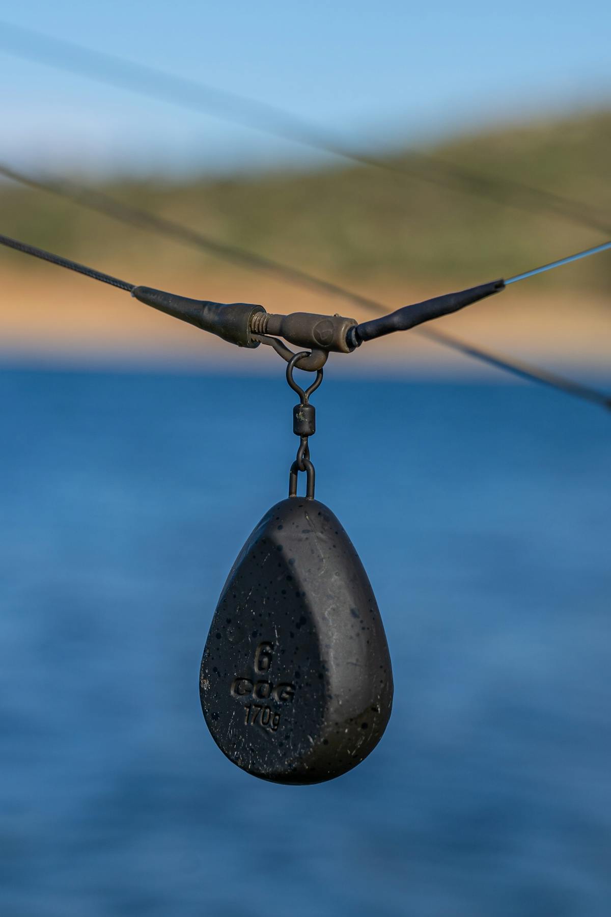 A big lead will keep your rigs in place on the lake bed even in big winds