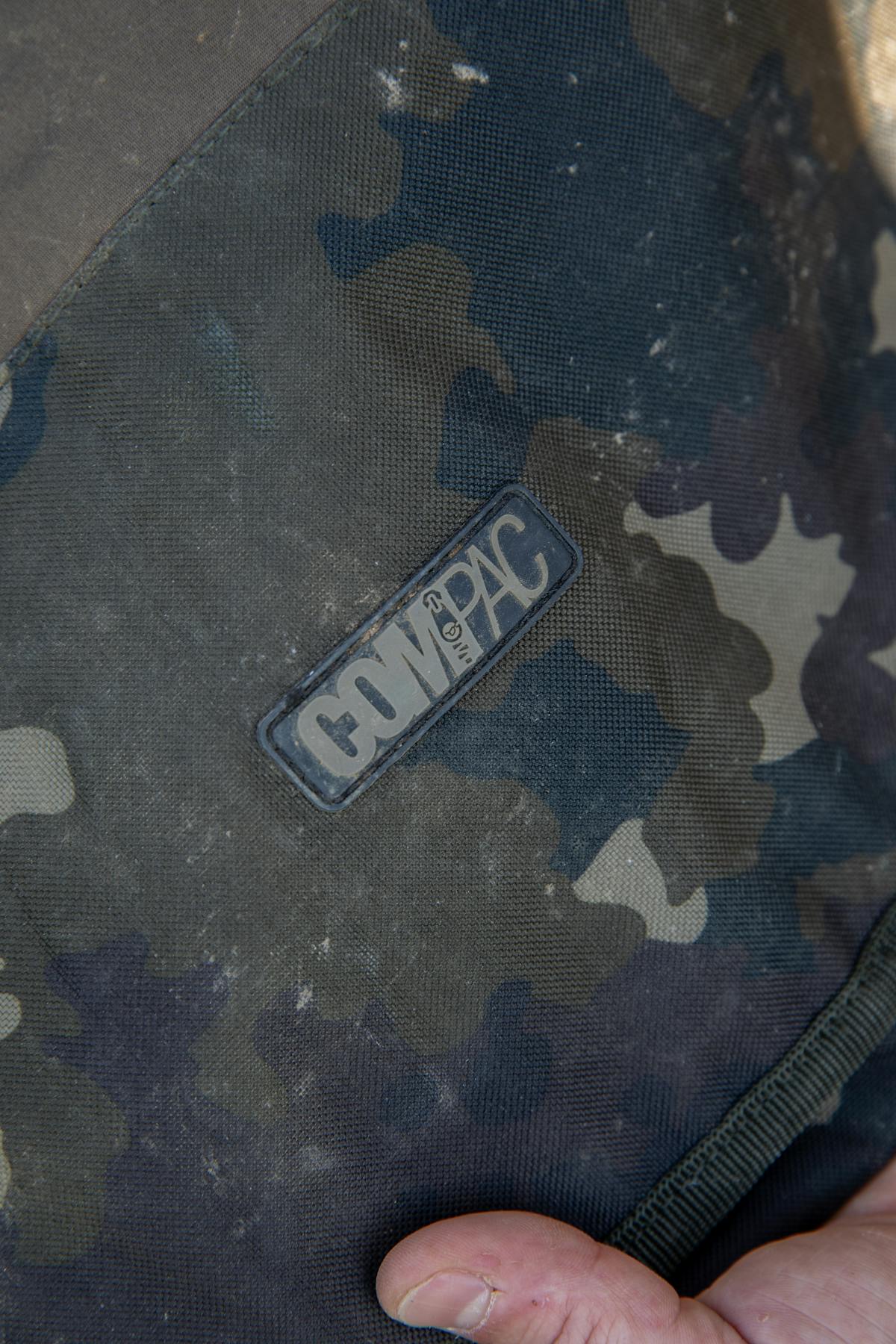 This durable water resistant wrap comes in a choice of Dark Kamo or olive green