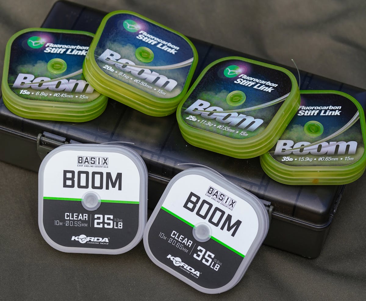 Any of the Korda Boom or Basix Boom materials can be crimped