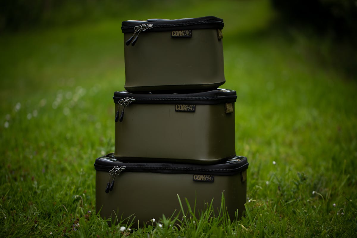 Korda Compac Camera Bags come in three different sizes