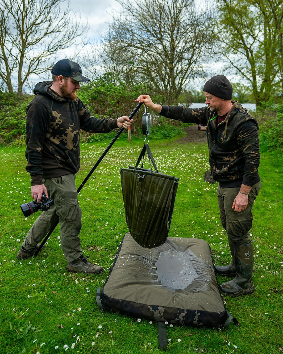 Dark Kamo can now be found on products across much off the Korda luggage and clothing range