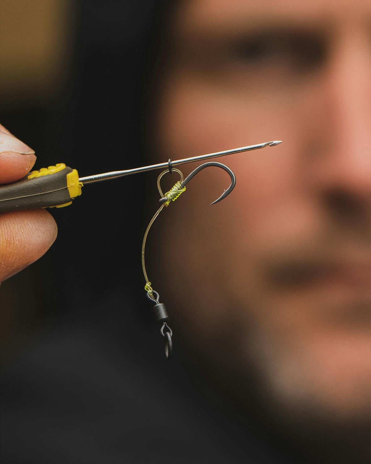 Mouth Trap chod filament knots extremely well and will hold its shape