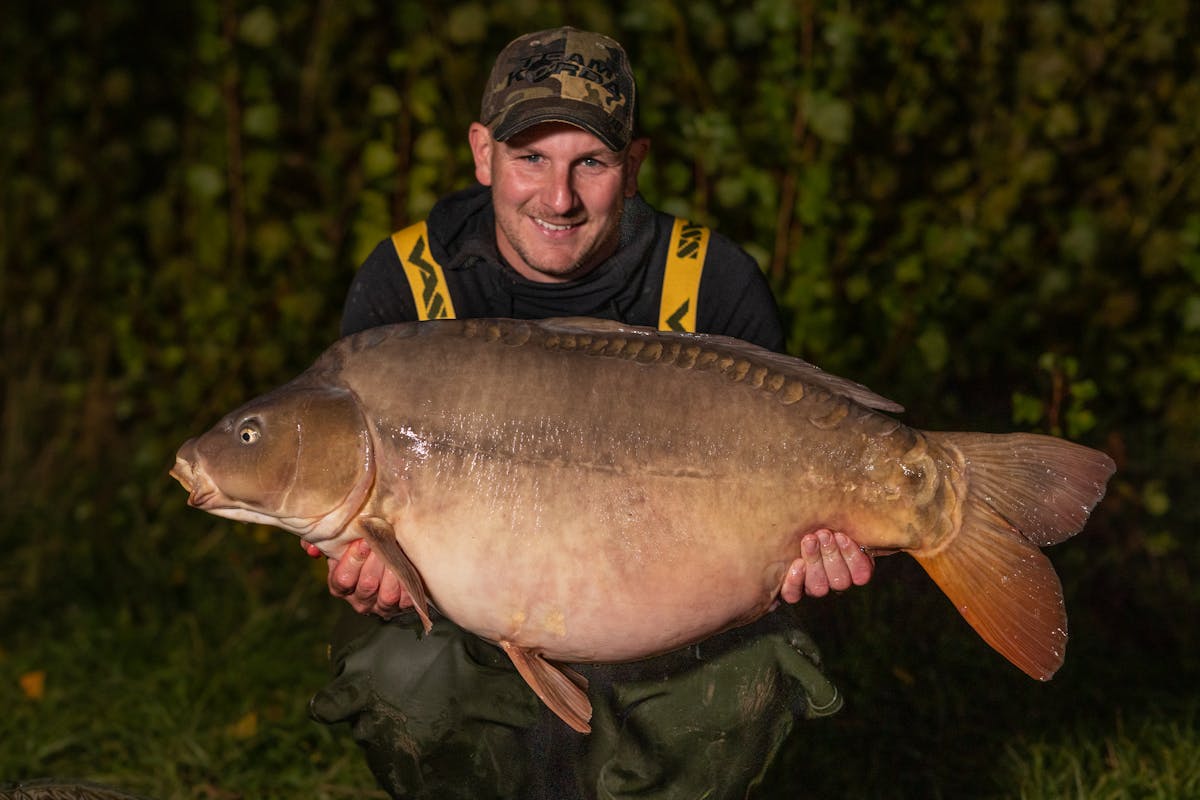 The fish in Gigantica Road Lake are growing fast - a lack of nuisance fish like bream meaning they have piled on the weight relative to their age