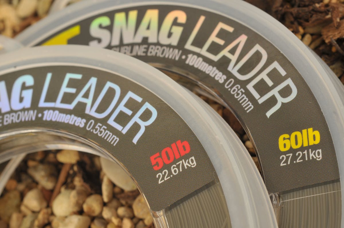 Heavy mono like XT Snag Leader helps prevent cut-offs