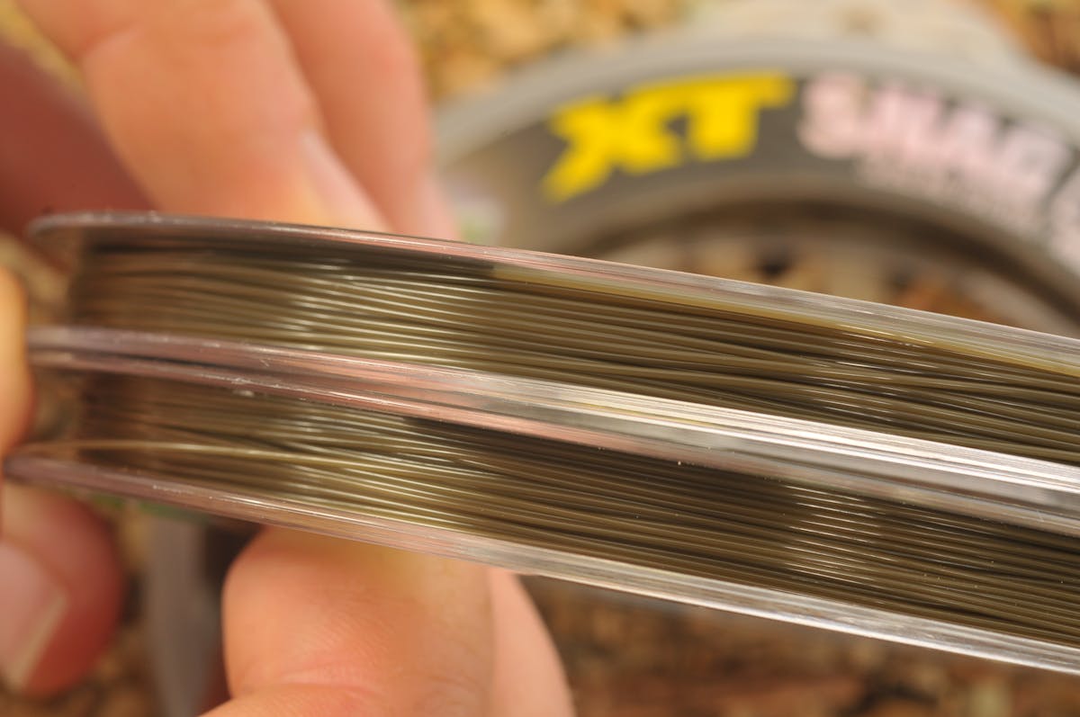 Some anglers still rely on a traditional nylon hook link material for some of their rigs
