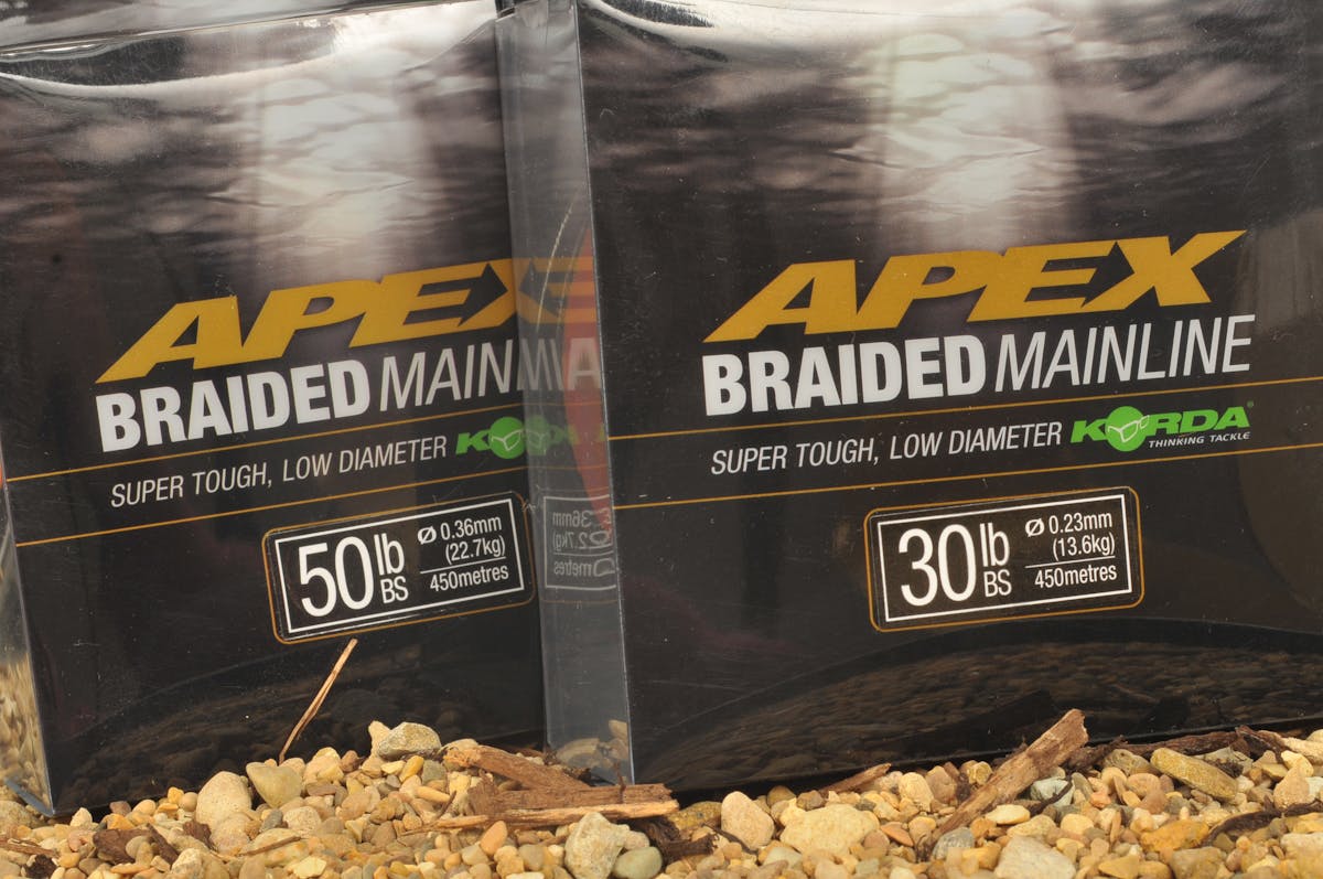 Braided mainline such as Apex is the best line for fishing at extreme ranges due to its low stretch and superior bite sensitivity