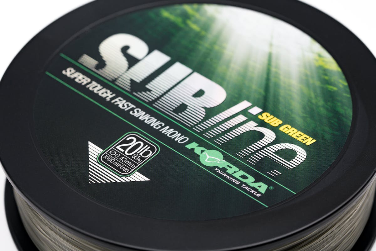 Korda SUBline sinks incredibly well compared to many other lines