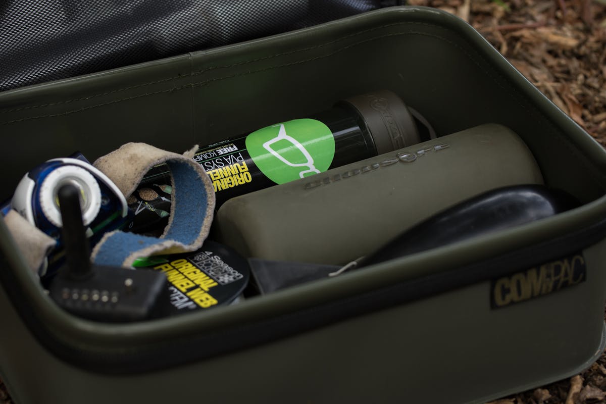 Compac pouches are easily accessible and provide comfortable carrying and storage for all sorts of items of tackle
