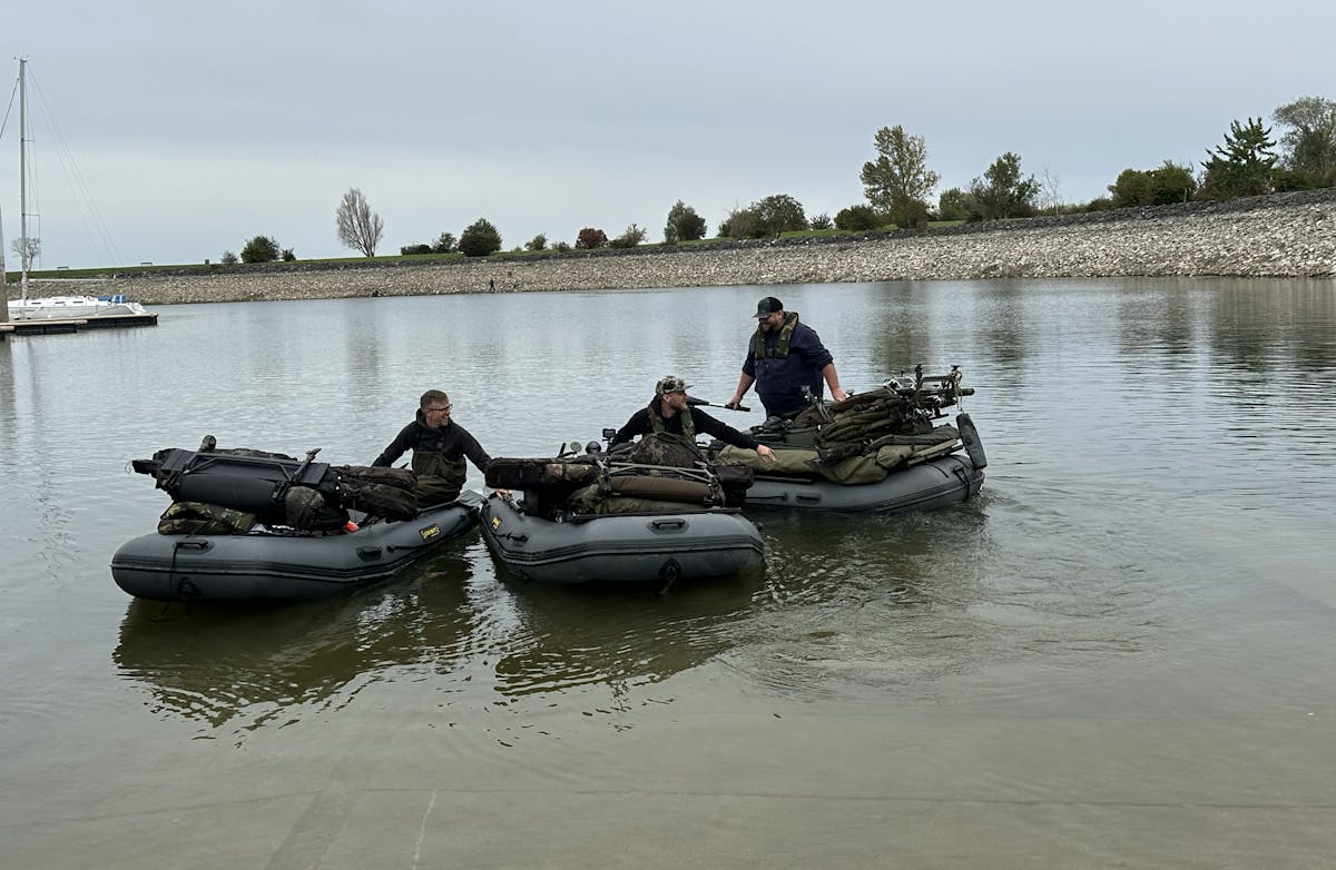 You need to think about how you load all your kit onto your boat - in the same way as you would do with a barrow