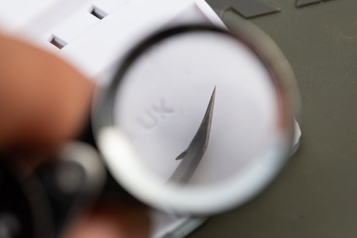 A sharp hook point is essential and you should check it before you cast out each time