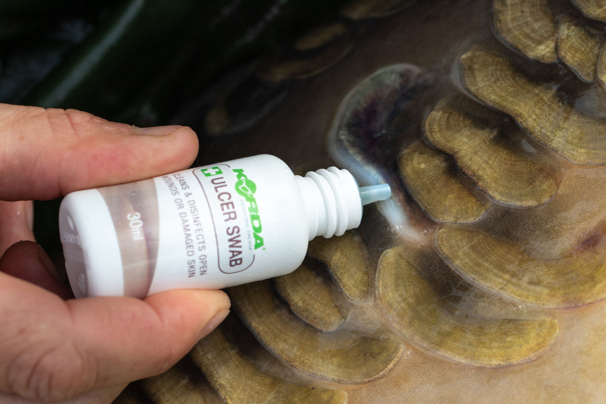 Treat lifted scaled or use it on cleaned and dried ulcers