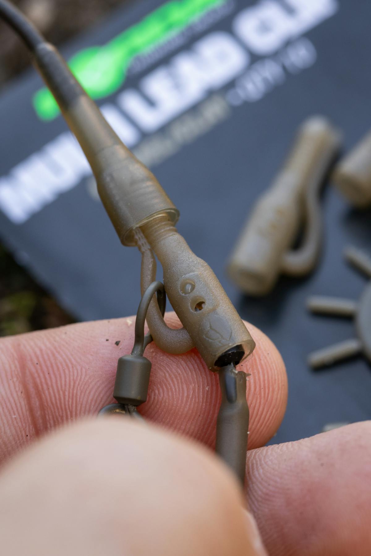 The lead clip is an innovative design that has been part of the Korda range for many years