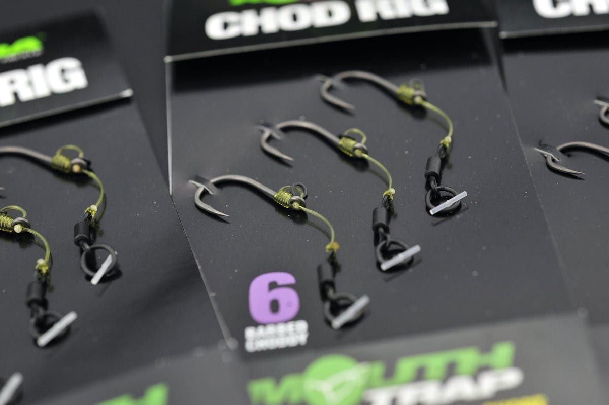 Ready tied chod rigs are really easy to use - just keep them in your rig box and thread them on when needed