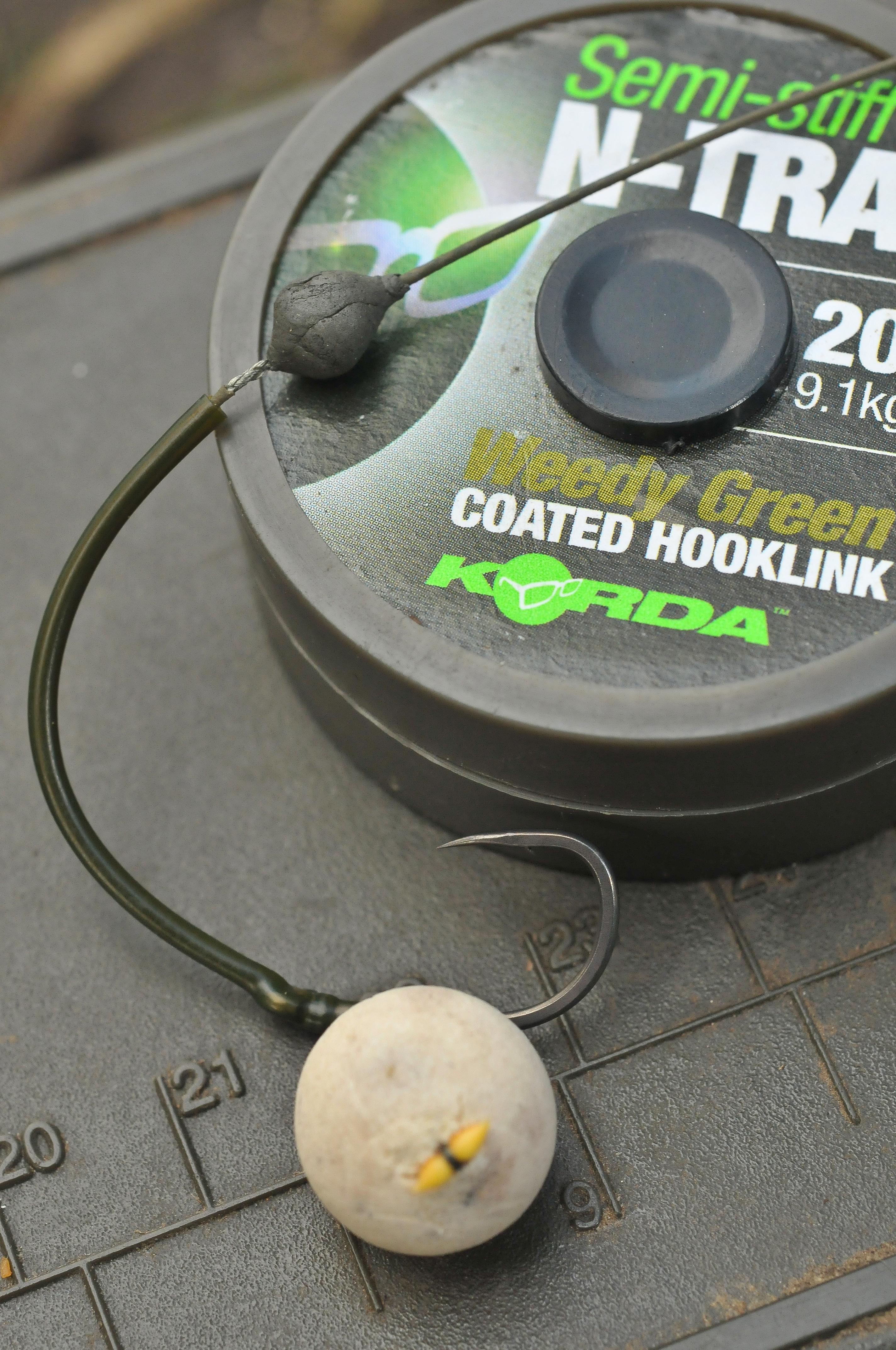 Korda Withy Pool Rig – Fertig Gebundene Karpfenmontage, 3er-Set, Mit N Trap Anti-Tangle, Pop-up & Wafter, Gr. 4-8, UK