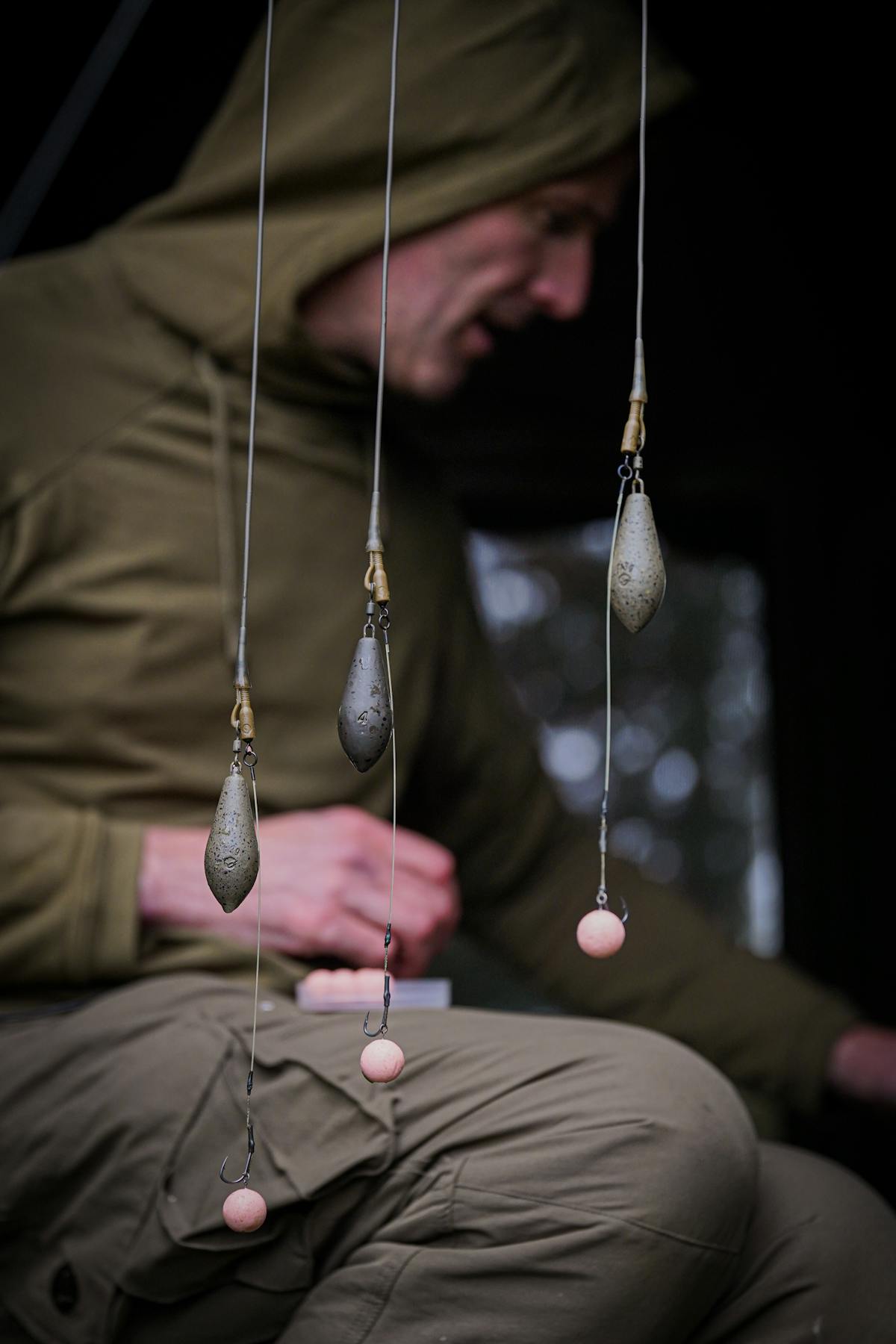Combi multi rigs all ready to cast out