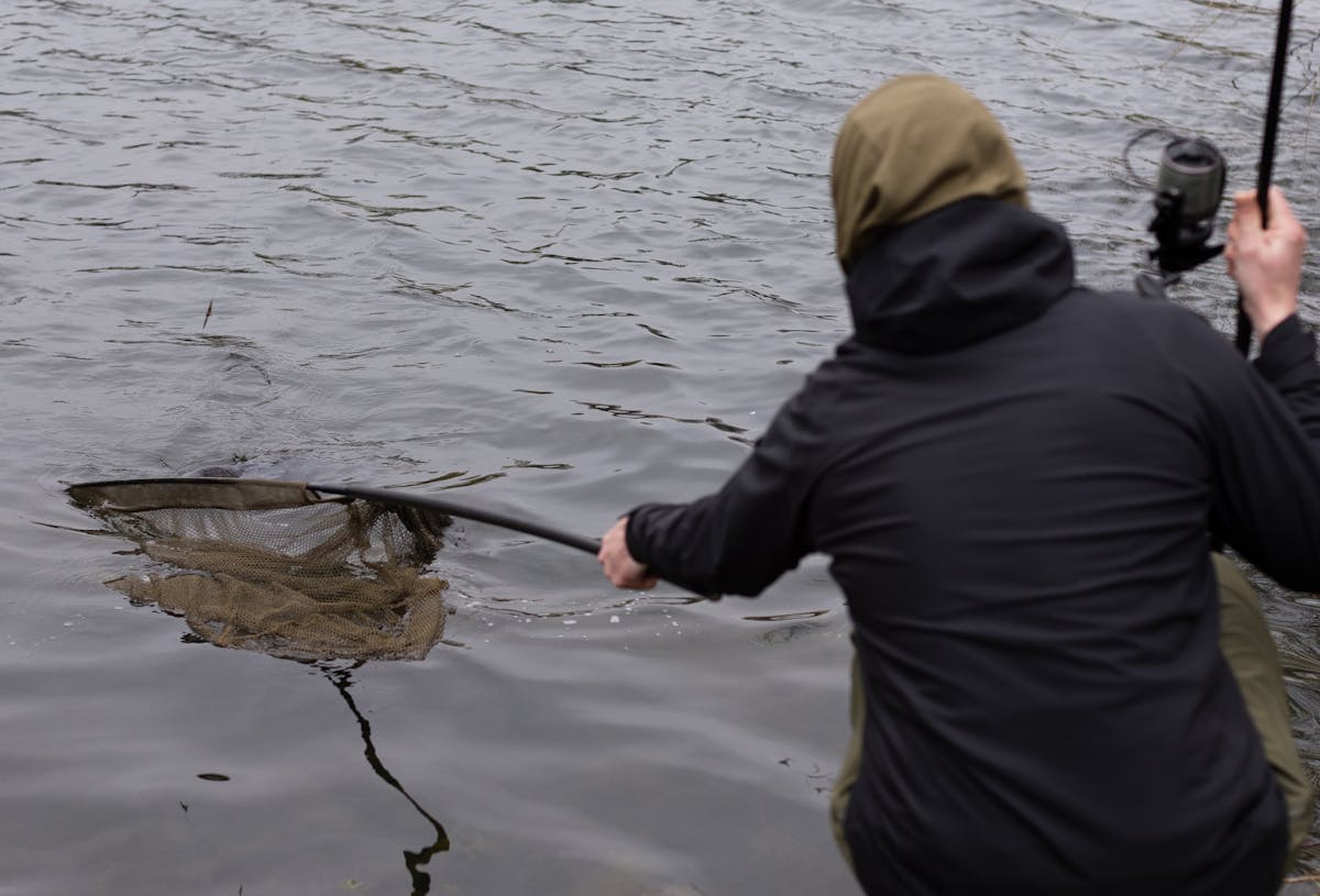 The Kaizen Green net will float unaided