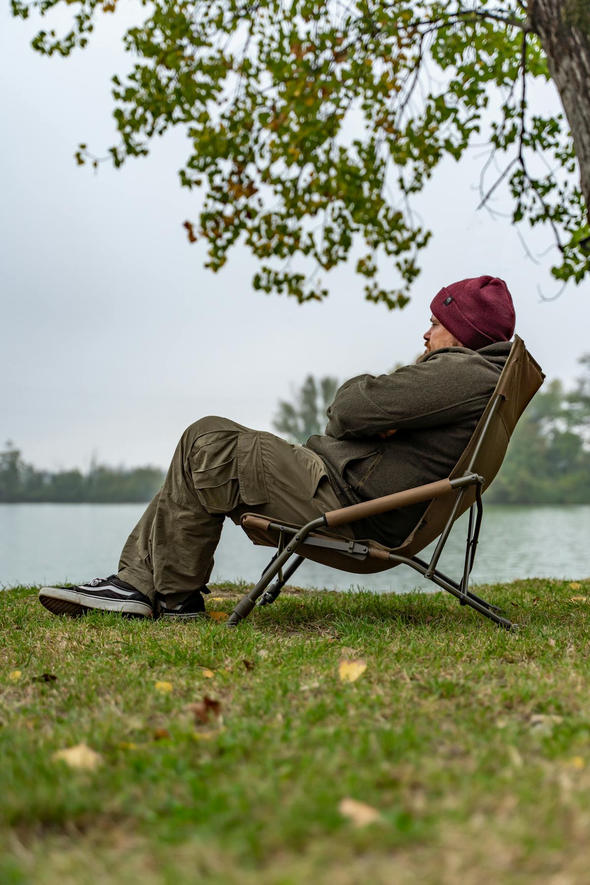 The Compac Low Chair is great for sitting by the water's edge and could make your next fishing trip more comfortable