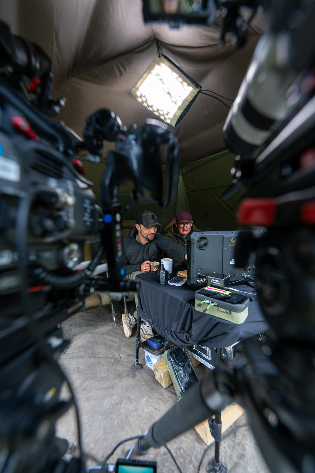 State of the art equipment is used to film Underwater
