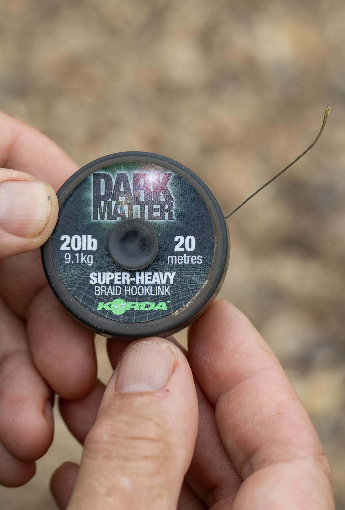 Dark Matter has a lot more weight to it than many braided materials and of course that means that it sinks far better
