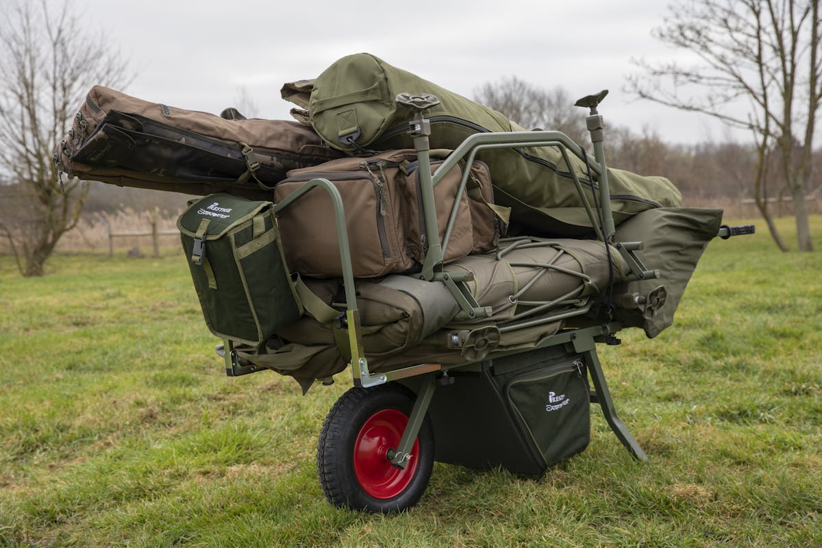 Even smaller barrows like the Porter-Lite can accommodate plenty of gear