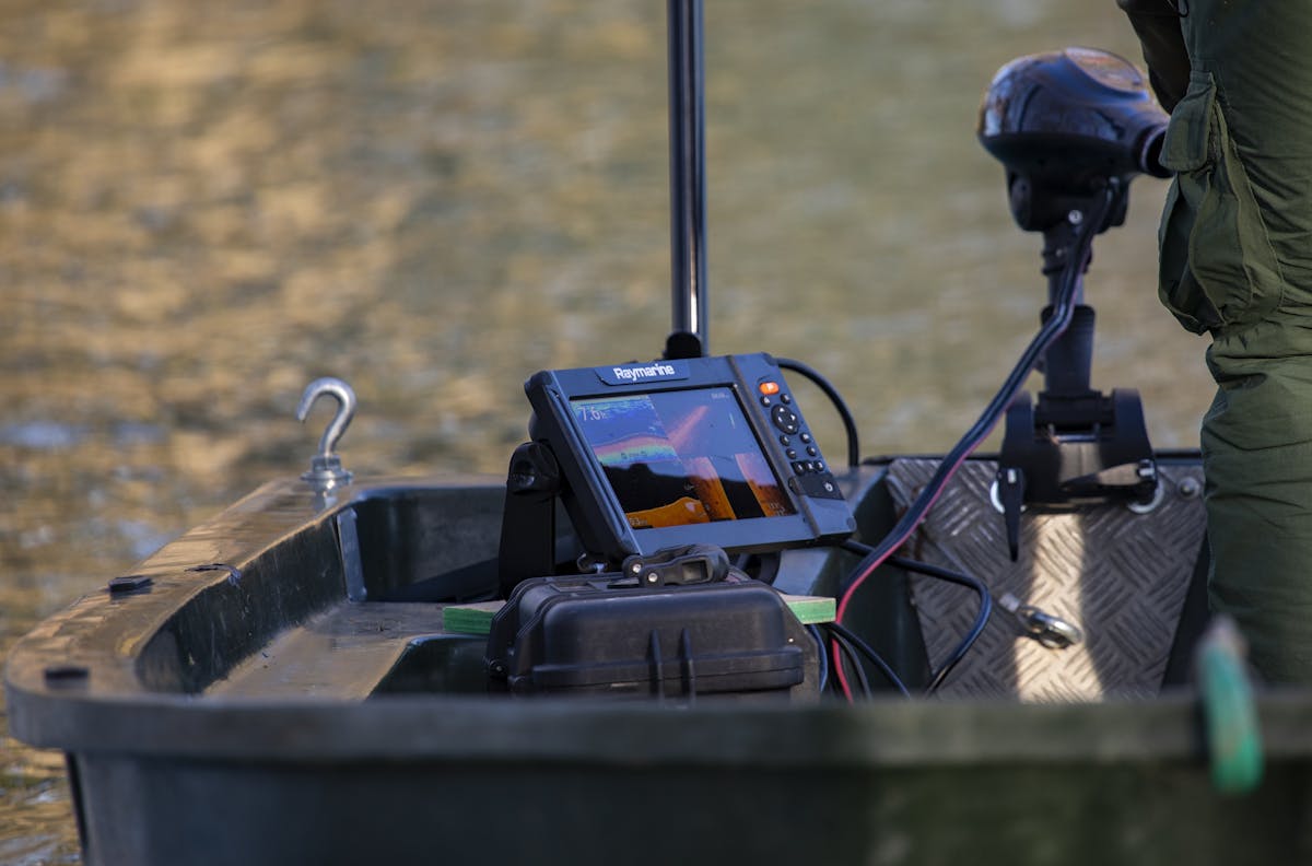 Some sort of fish finder or echo sounder is the perfect solution for finding spots when afloat, and this technology saves a lot of time drifting around and searching without one.