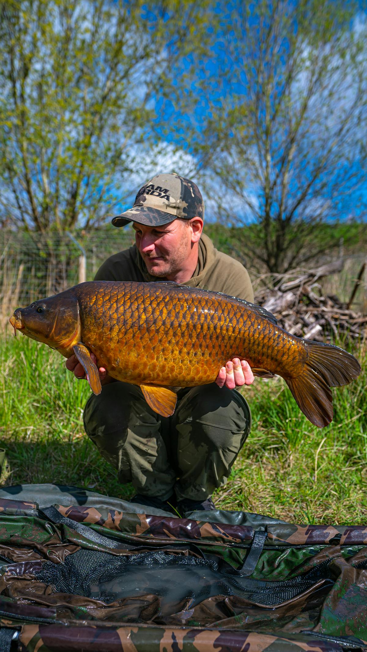 Rob Burgess shoots plenty of self take photos when he is out on the bank