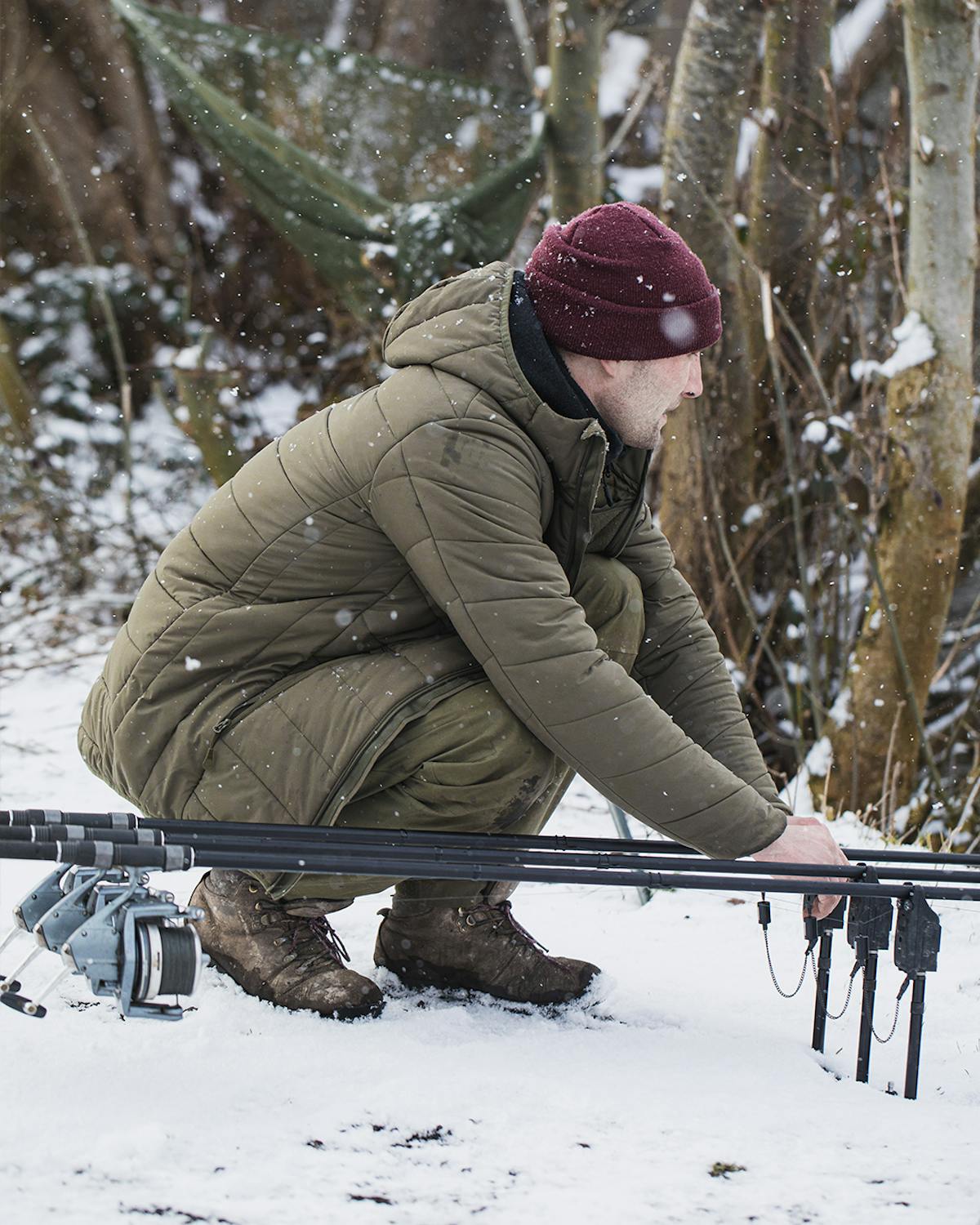 Wearing the right winter fishing clothing will ensure you stay comfortable in even the harshest conditions