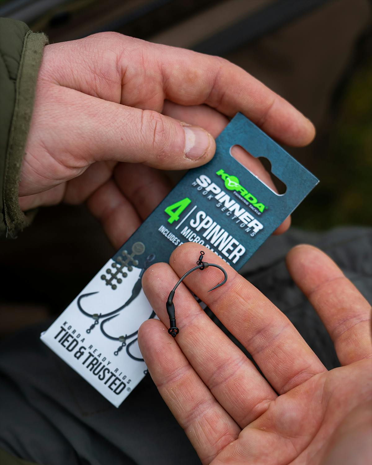 Ready tied versions of the spinner rig, or the booms and hook sections, are available