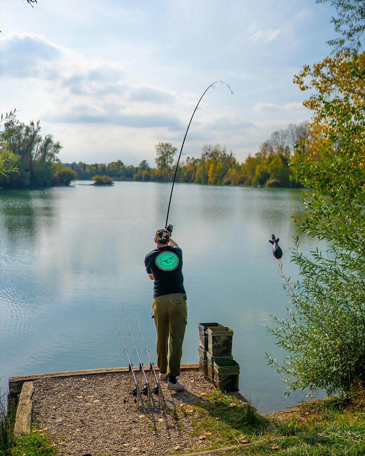 Casting distance will depend on your technique as well as the size of spomb and type of carp bait you are using